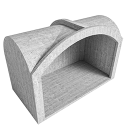 Cross vault module