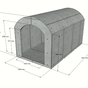 Sauna 9.7 m2 STANDARD (glass solution)