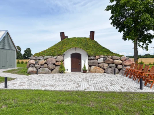 Orissaare concrete cellar – balance shaped by nature