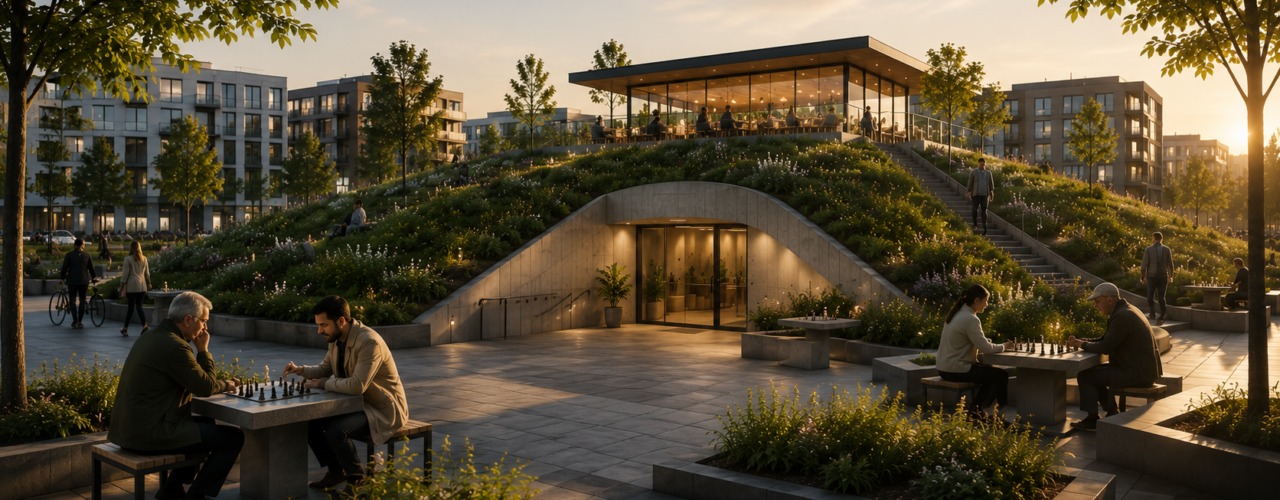 How to integrate a shelter into a modern living environment?