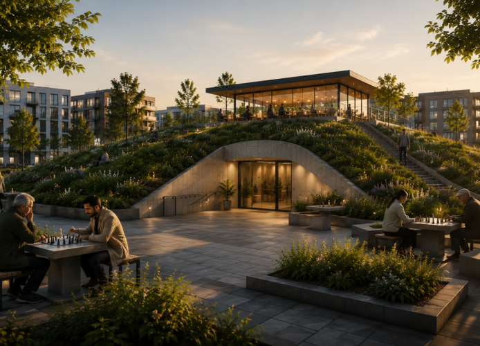 How to integrate a shelter into a modern living environment?
